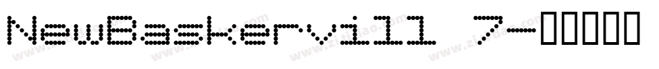NewBaskervill 7字体转换